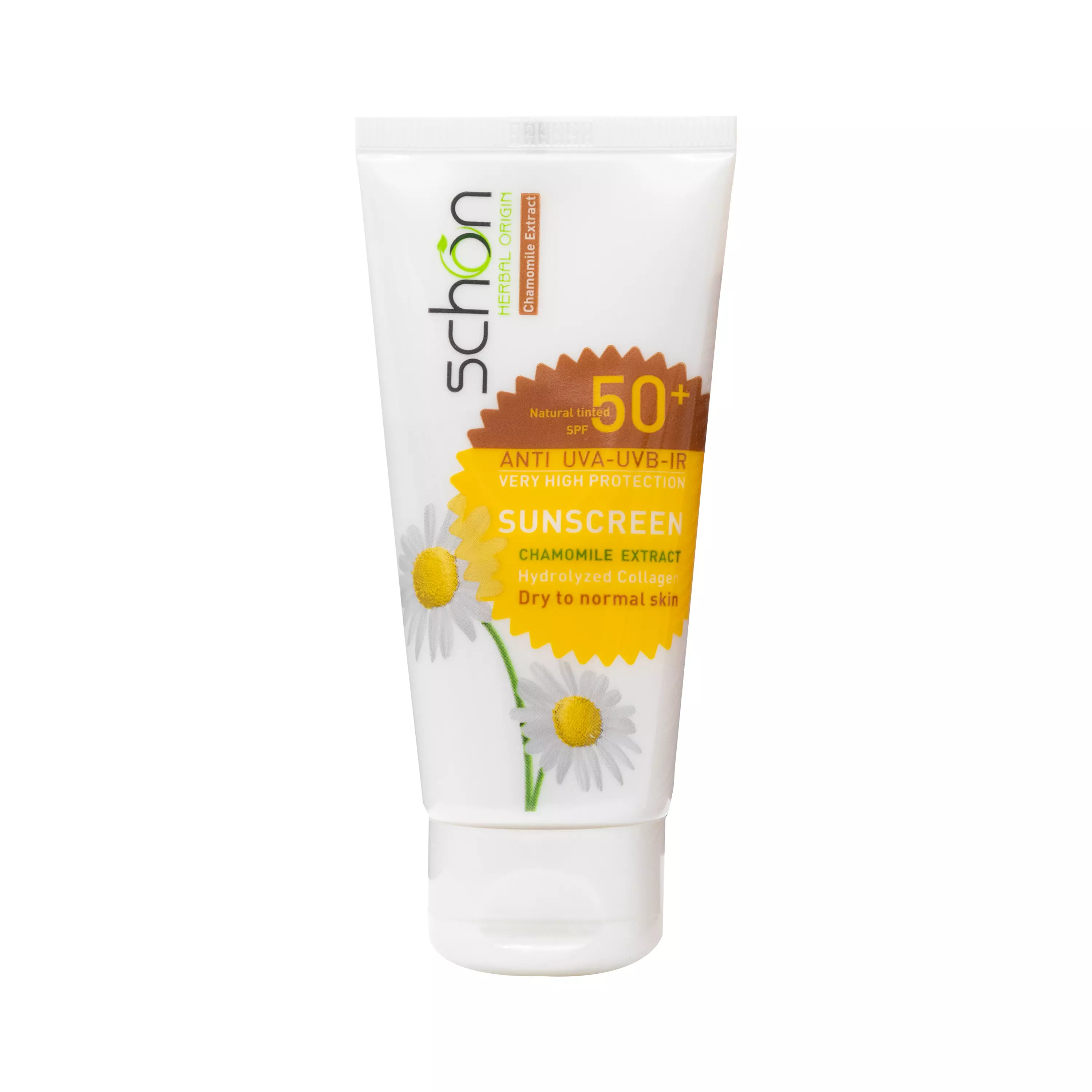 کرم ضد آفتاب SPF+50 پوست خشک تا نرمال رنگی طبیعی شون
